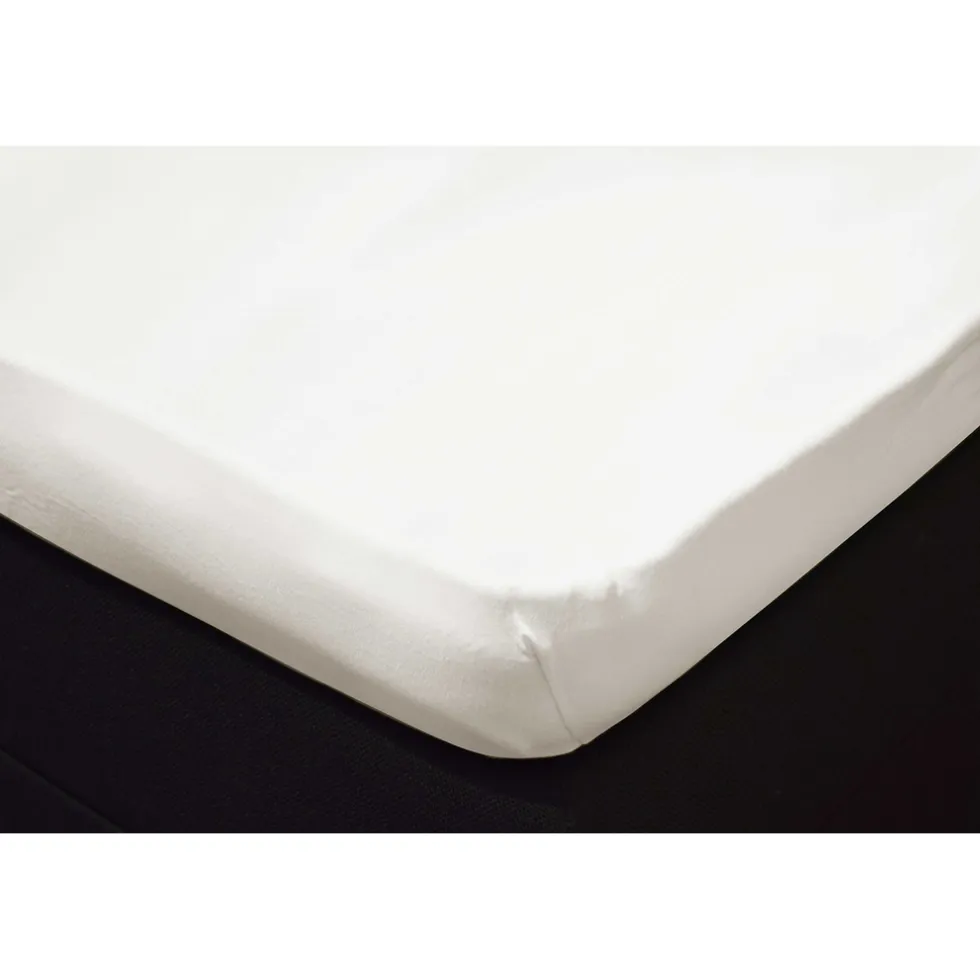 Elegance Topper Hoeslaken Jersey Katoen Stretch - ivoor 160x210/220cm