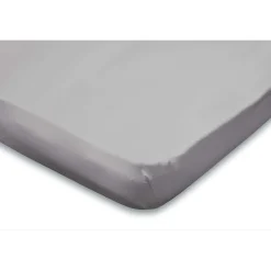 Elegance Topper Hoeslaken Jersey Katoen Stretch - licht grijs 160x210/220cm