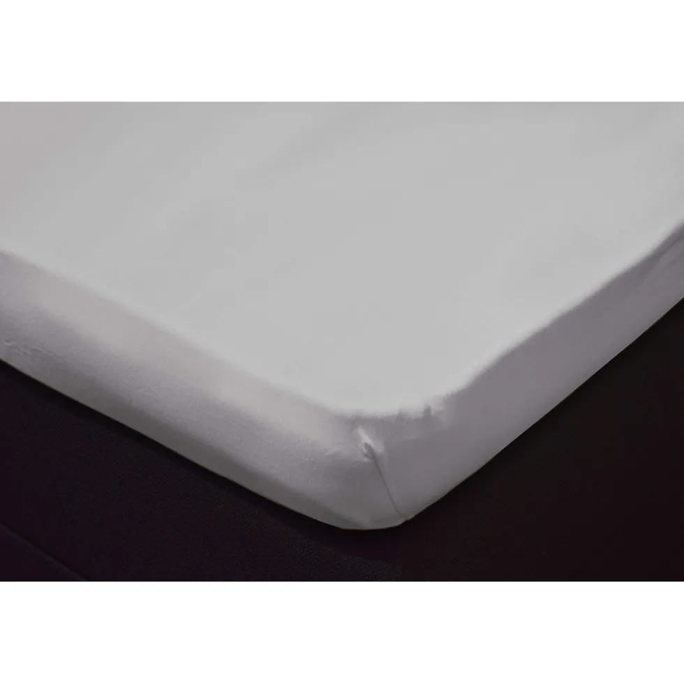 Elegance Topper Hoeslaken Jersey Katoen Stretch - licht grijs 180x210/220cm
