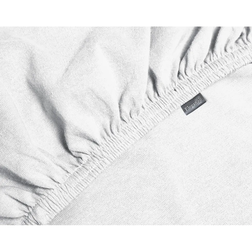 Elegance Topper Hoeslaken Jersey Katoen Stretch - wit 90x210/220 - 100x200cm