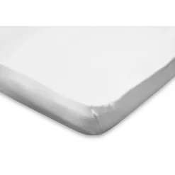 Elegance Topper Hoeslaken Jersey Katoen Stretch - wit 80/90x190/200cm