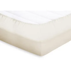 Elegance Topper Hoeslaken Katoen Perkal - ivoor 140x200cm