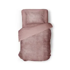 Eleganzzz Dekbedovertrek Flanel Fleece - old rose 140x200/220cm