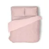 Eleganzzz Dekbedovertrek Teddy Rib Fleece - light pink 240x200/220cm