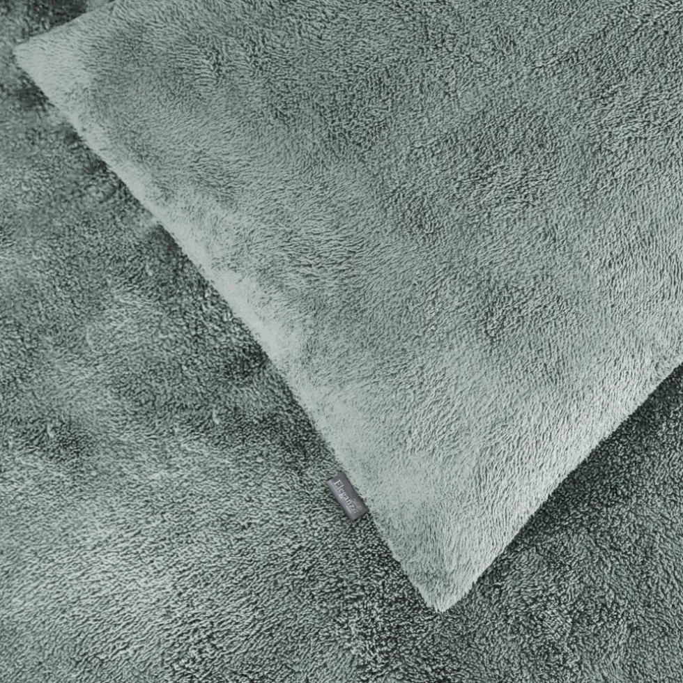 Eleganzzz Dekbedovertrek Teddy Pluche - jade 140x200/220cm