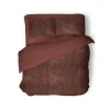 Eleganzzz Dekbedovertrek Flanel Fleece - rose brown 240x200/220cm