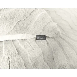 Eleganzzz Dekbedovertrek Jacquard Rabbit Fur - off white 140x200/220cm