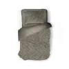 Eleganzzz Dekbedovertrek Jacquard Rabbit Fur - taupe grey 140x200/220cm