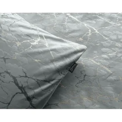 Eleganzzz Dekbedovertrek Marbel Foil Velvet - grey 140x200/220cm