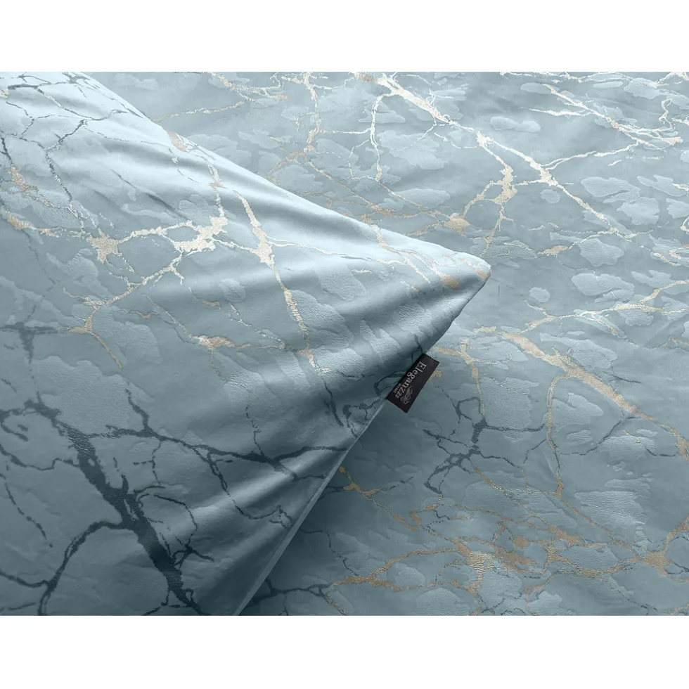 Eleganzzz Dekbedovertrek Marbel Foil Velvet - mineral 140x200/220cm