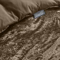 Eleganzzz Dekbedovertrek Crushed Velvet - gold 140x200/220cm