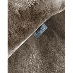 Eleganzzz Dekbedovertrek Flanel Fleece - taupe grey 200x200/220cm