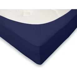 Eleganzzz Hoeslaken Flanel 35cm Hoekhoogte - blauw 180x200cm