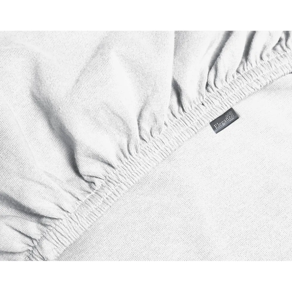 Eleganzzz Hoeslaken Jersey Katoen Stretch 35cm Hoge Hoek - wit 160x210/220cm - 180x200cm