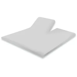 Eleganzzz Splittopper Hoeslaken Perkal Katoen - licht grijs 180x210/220cm