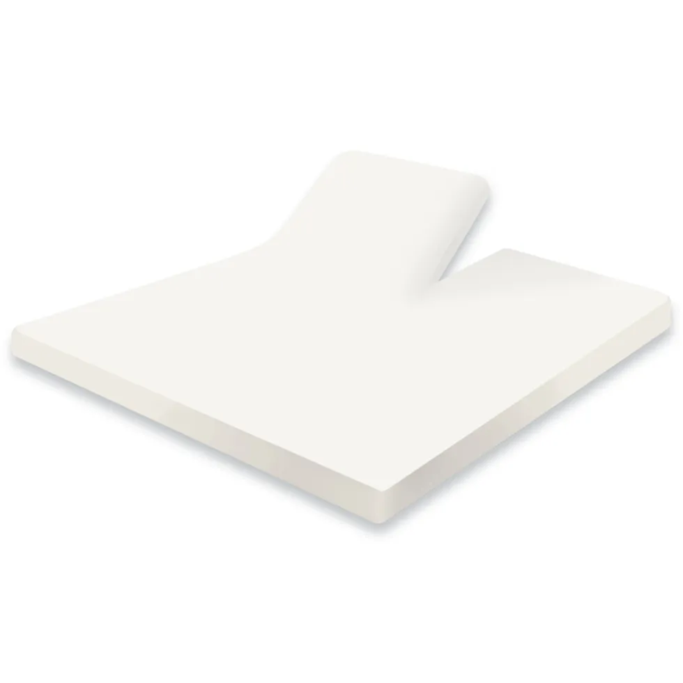 Eleganzzz Splittopper Hoeslaken Jersey Katoen Stretch - ivoor 180x210/220cm