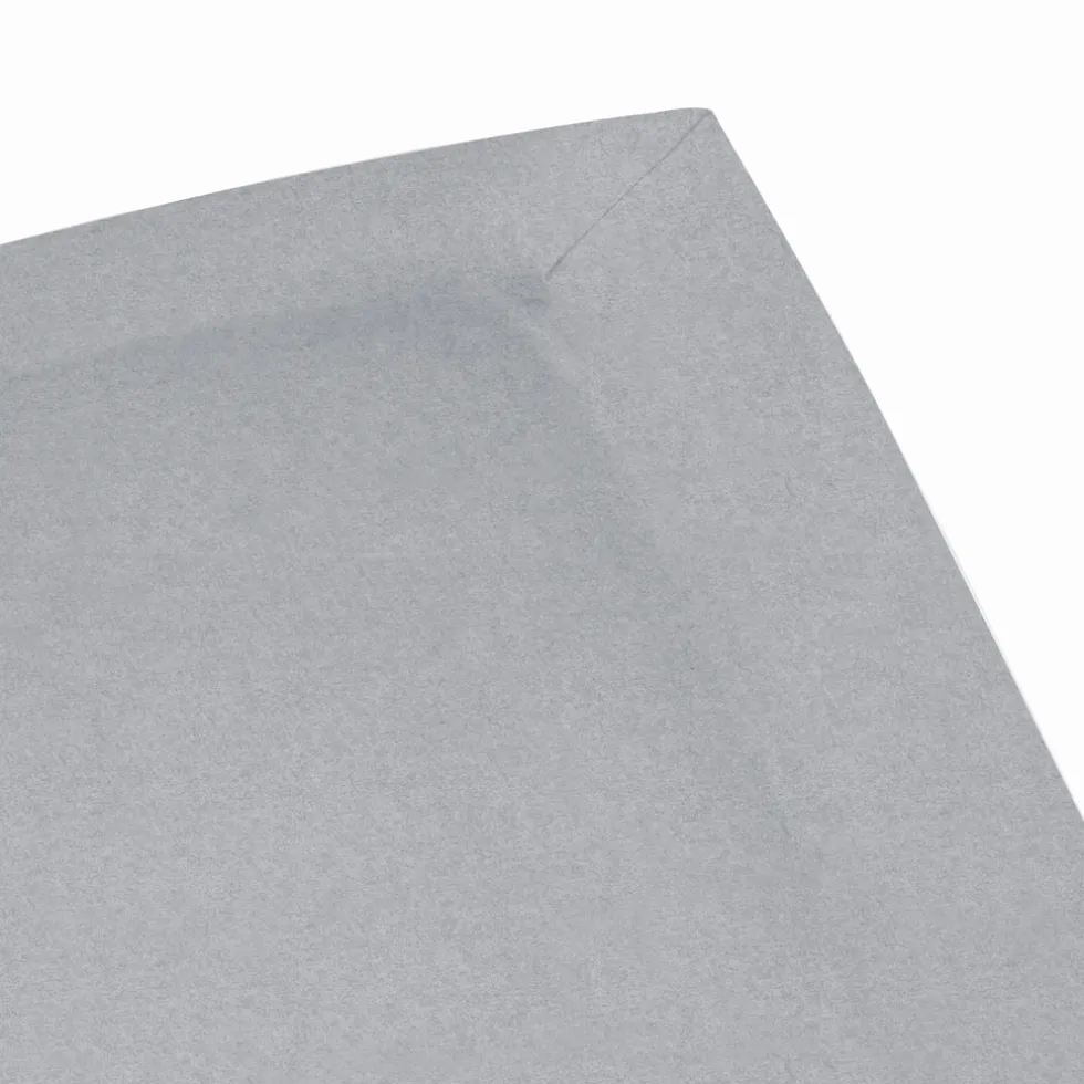 Eleganzzz Topper Hoeslaken Flanel - licht grijs 90x200cm