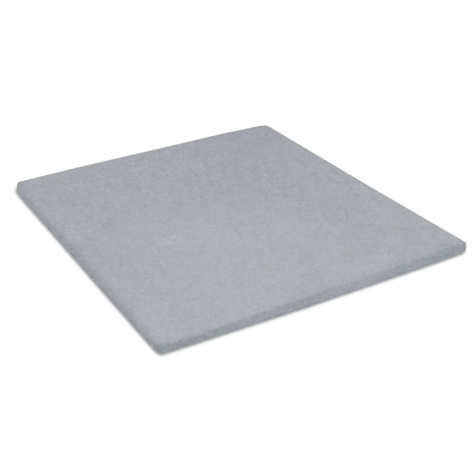 Eleganzzz Topper Hoeslaken Flanel - licht grijs 90x200cm