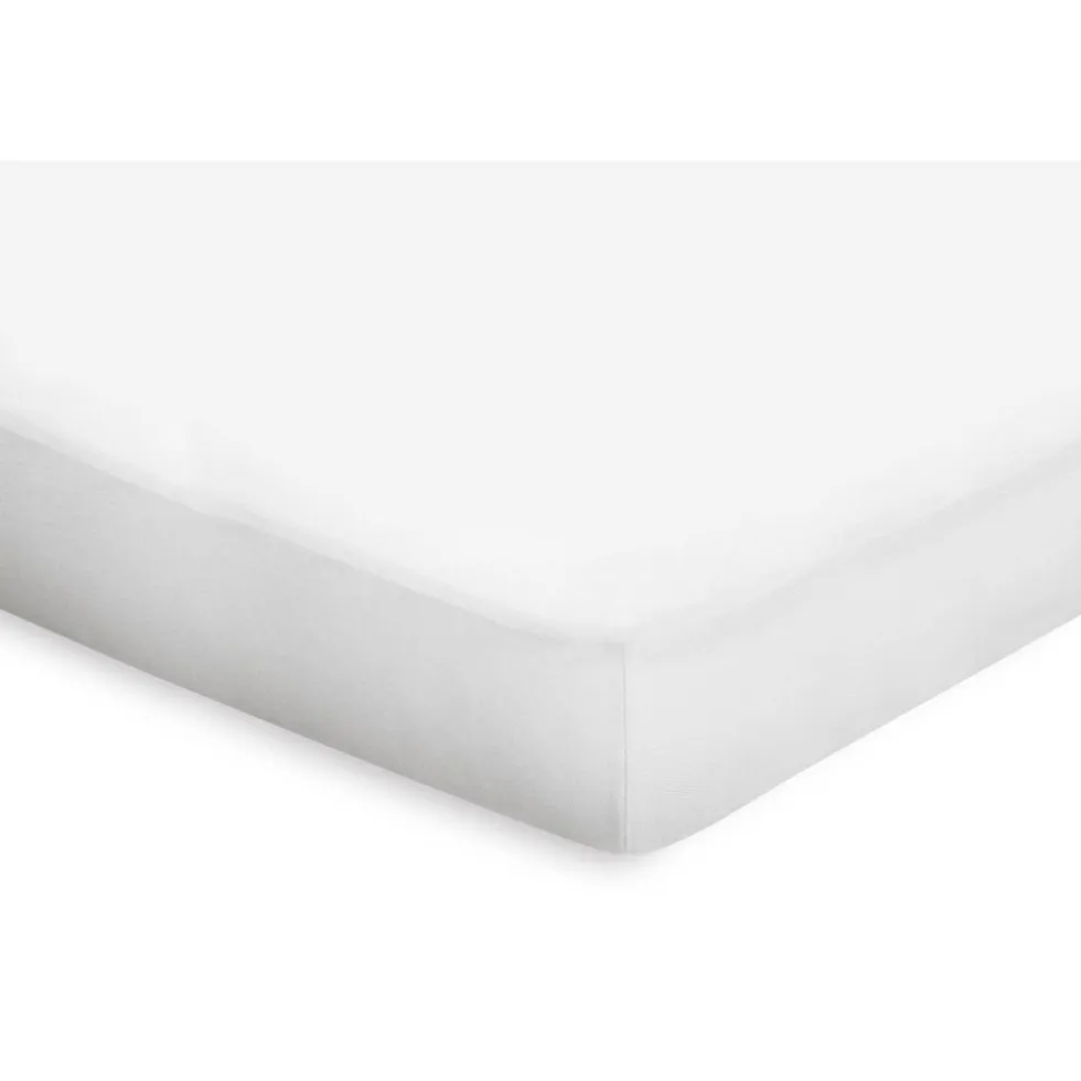 Eleganzzz Topper Hoeslaken Katoen Perkal - wit 160x200cm