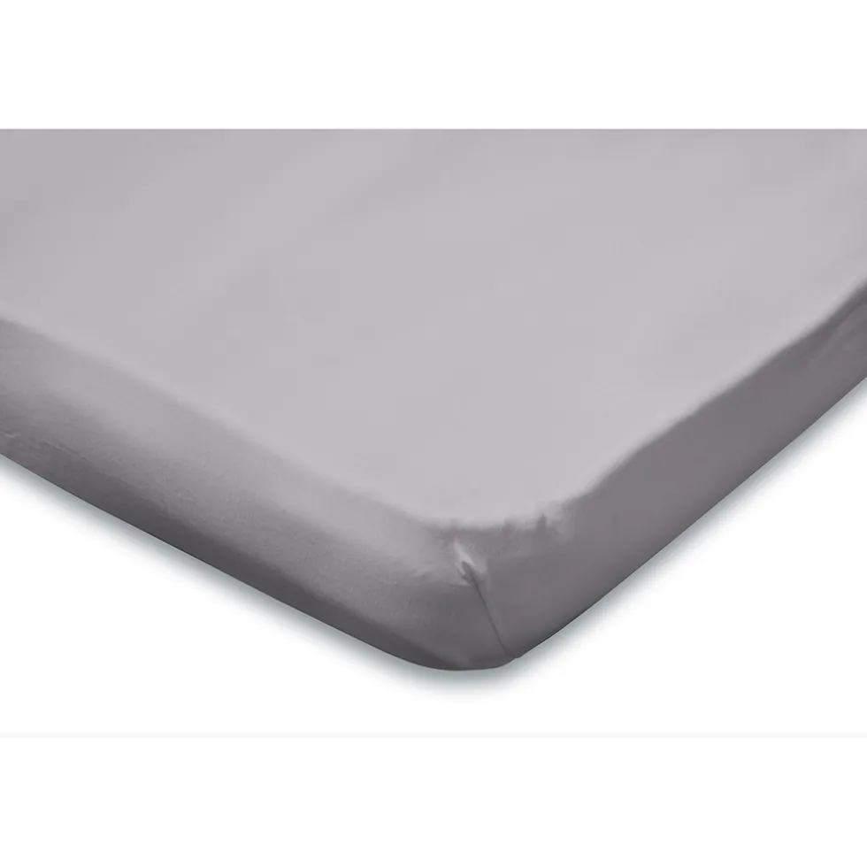 Eleganzzz Topper Hoeslaken Jersey Katoen Stretch - licht grijs 140x210/220cm - 160x200cm