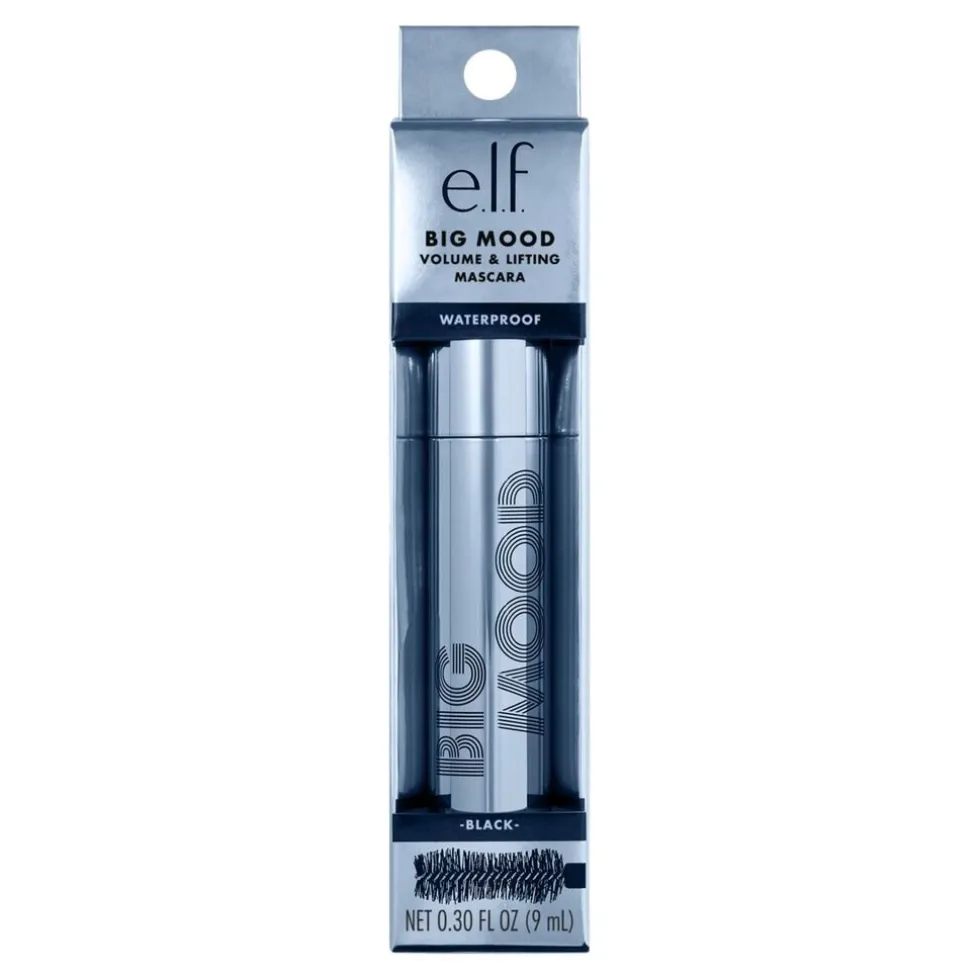 e.l.f. Big Mood Deep Waterproof Black Volume & Lifting Mascara
