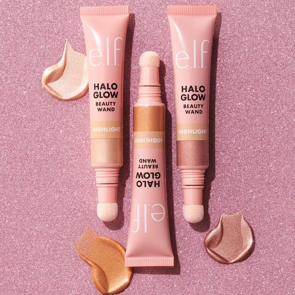 e.l.f. Halo Glow Highlight Rose Quartz Beauty Wand