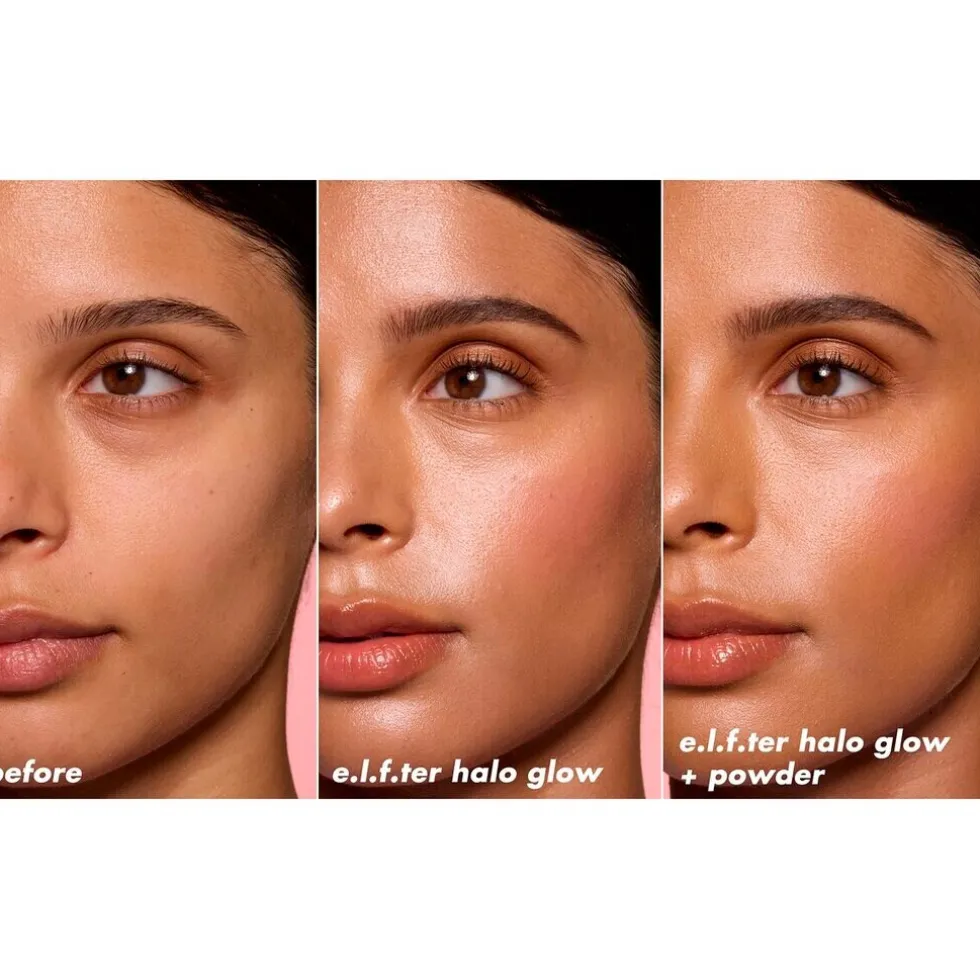 e.l.f. Halo Glow Powder Filter Medium Warm Pressed Powder