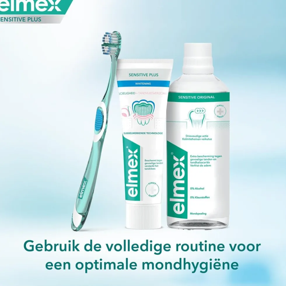 Elmex Sensitive Plus Gum + Gentle White Tandpasta