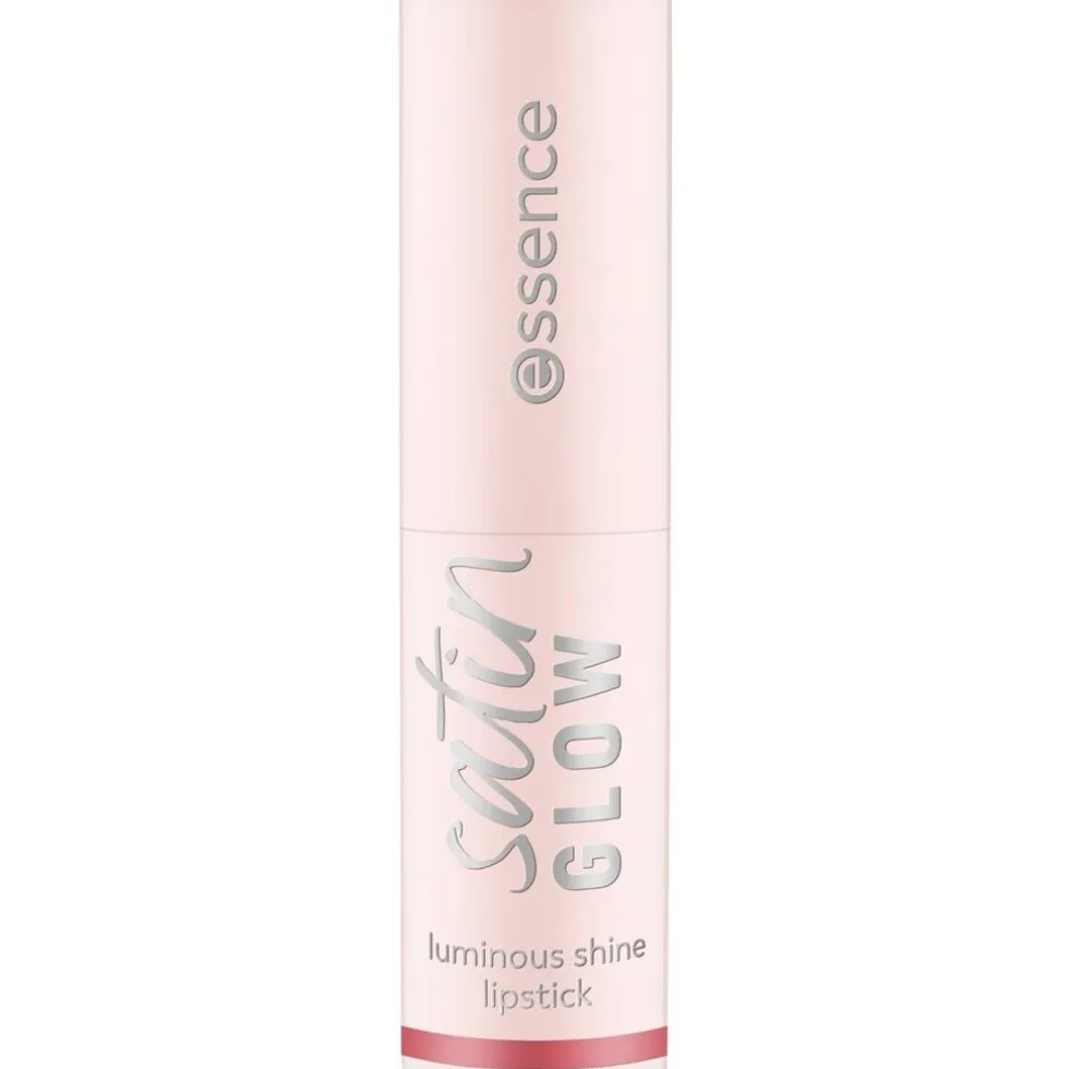 Essence Satin Glow 03 Rose And Shine Luminous Shine Lipstick