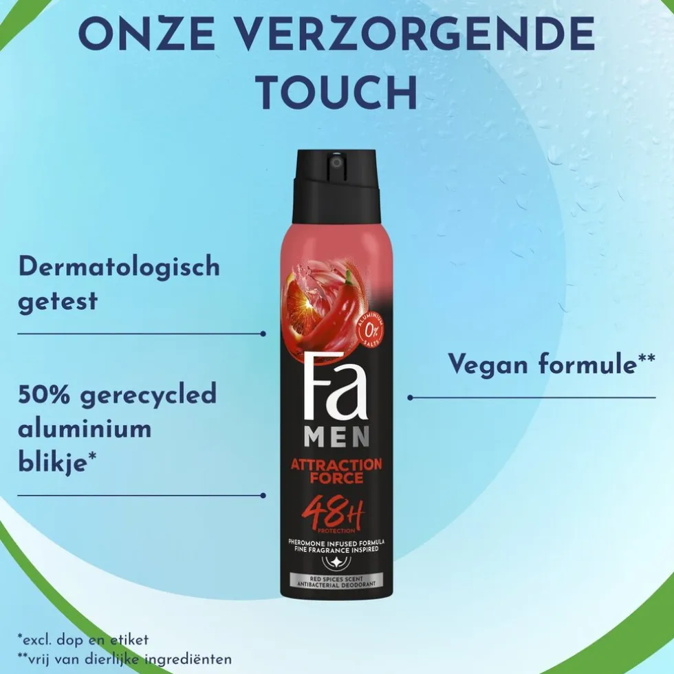Fa Men Attraction Force Deodorant & Bodyspray