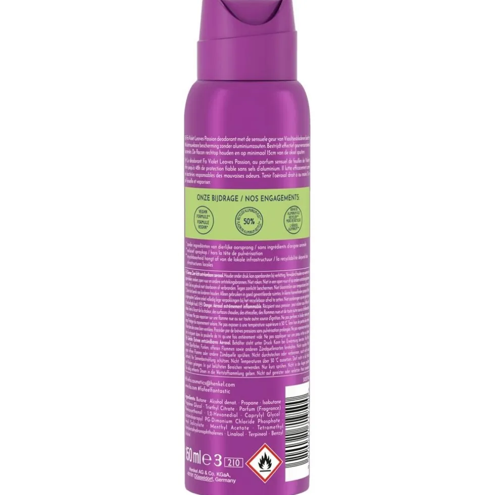 Fa Violet Leaves Passion Deodorant Spray