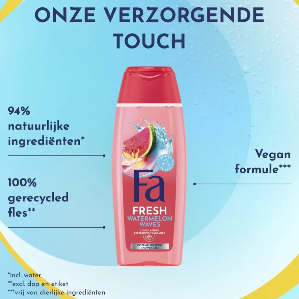 Fa Watermelon Waves Douchegel