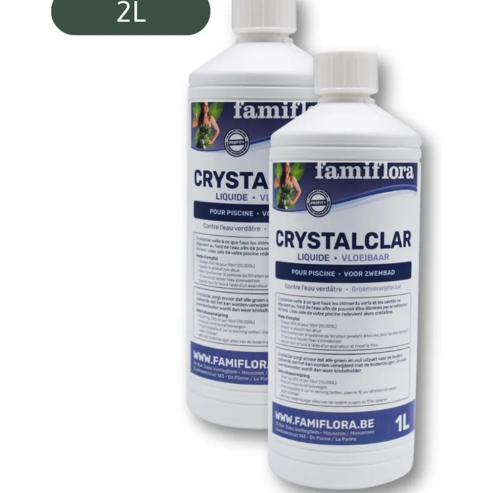 Famiflora Crystalclar vloeibaar 2L groenverwijderaar