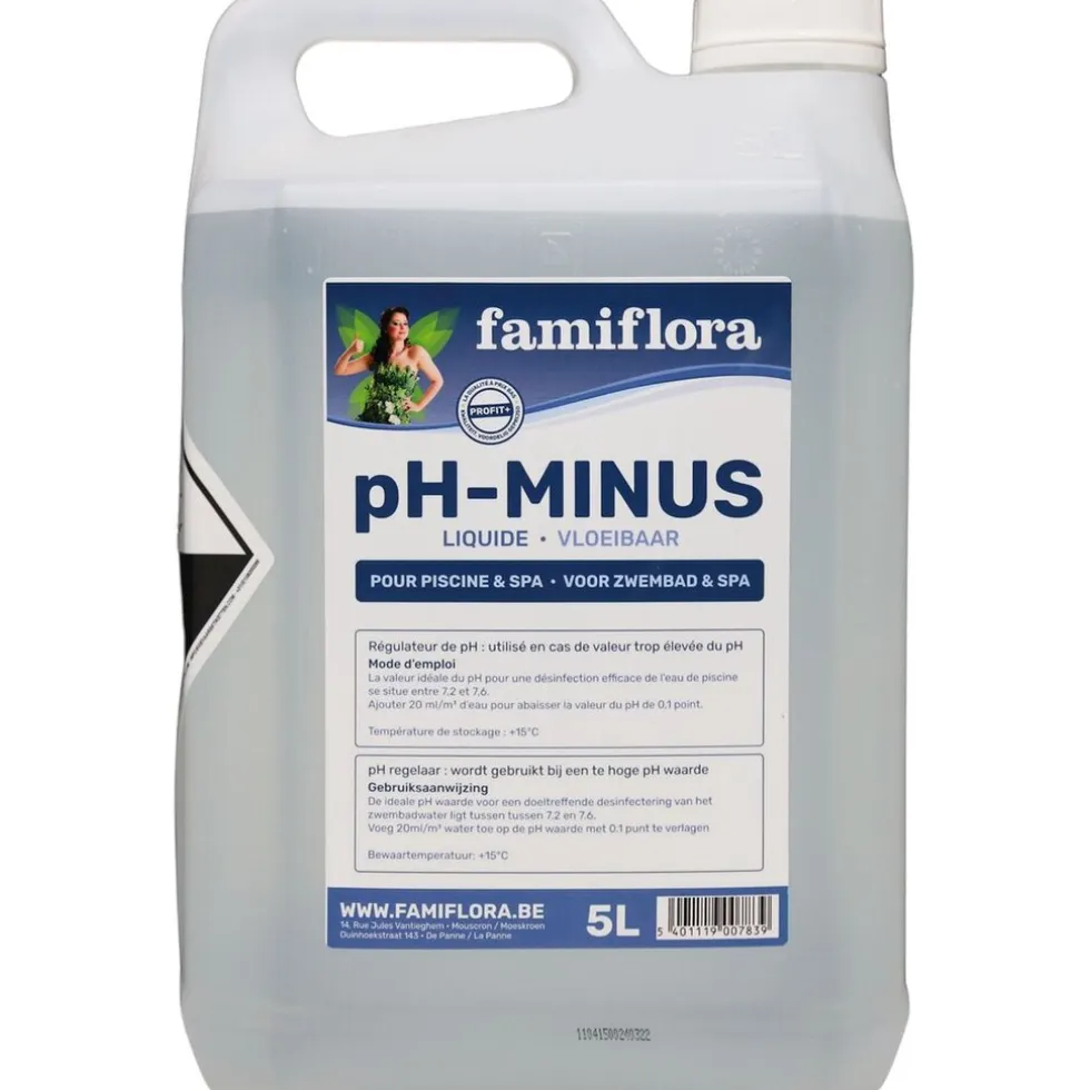 Famiflora pH-minus vloeibaar 10L om pH-waarde te verlagen