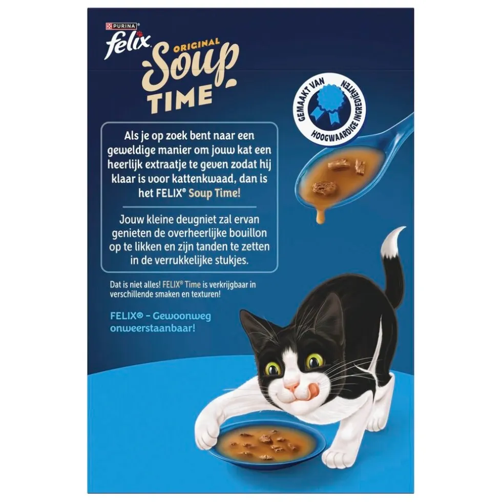 Felix Little Extras Soup Time Kattenvoer