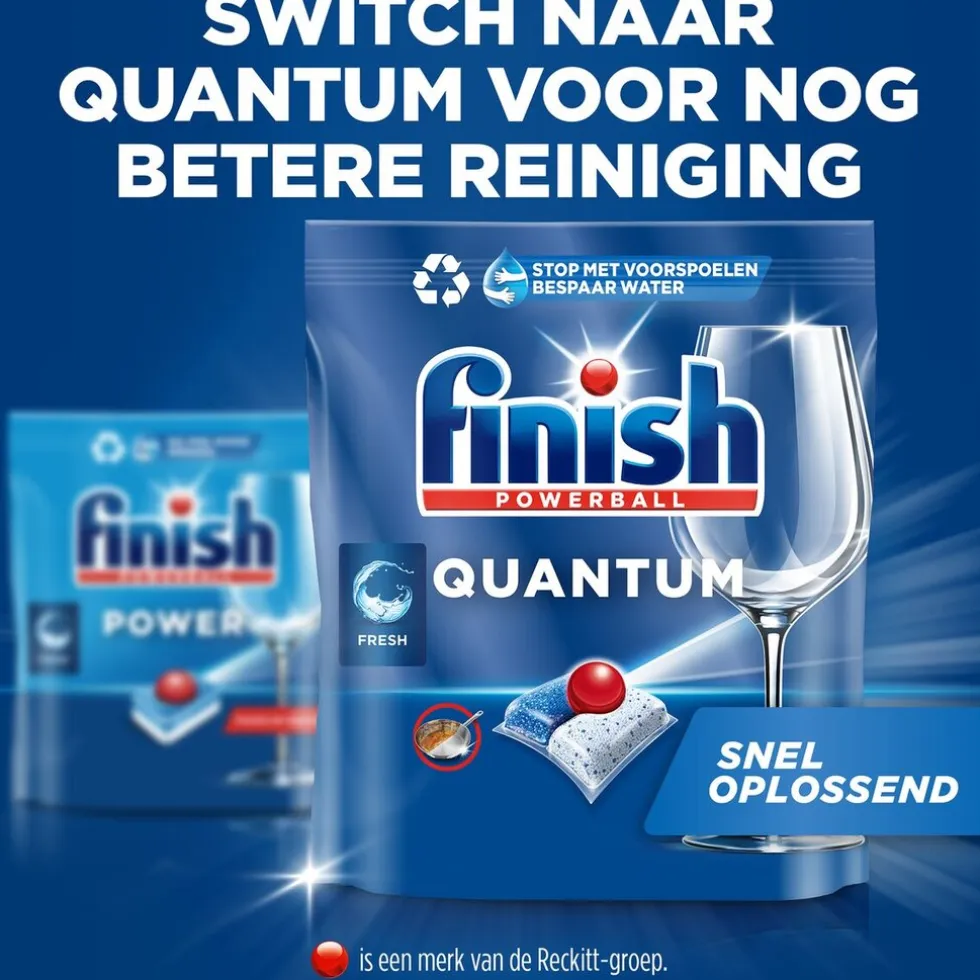 Finish Powerball Quantum Vaatwascapsules