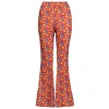 Flared Damesbroek met Bloemenprint