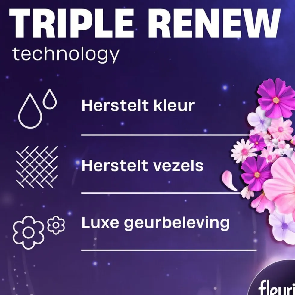 Fleuril Renew Color Blossom Vloeibaar Wasmiddel