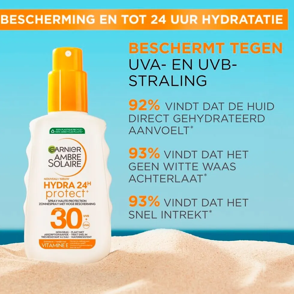 Garnier Ambre Solaire Hydra24H Protect SPF30 Zonnespray