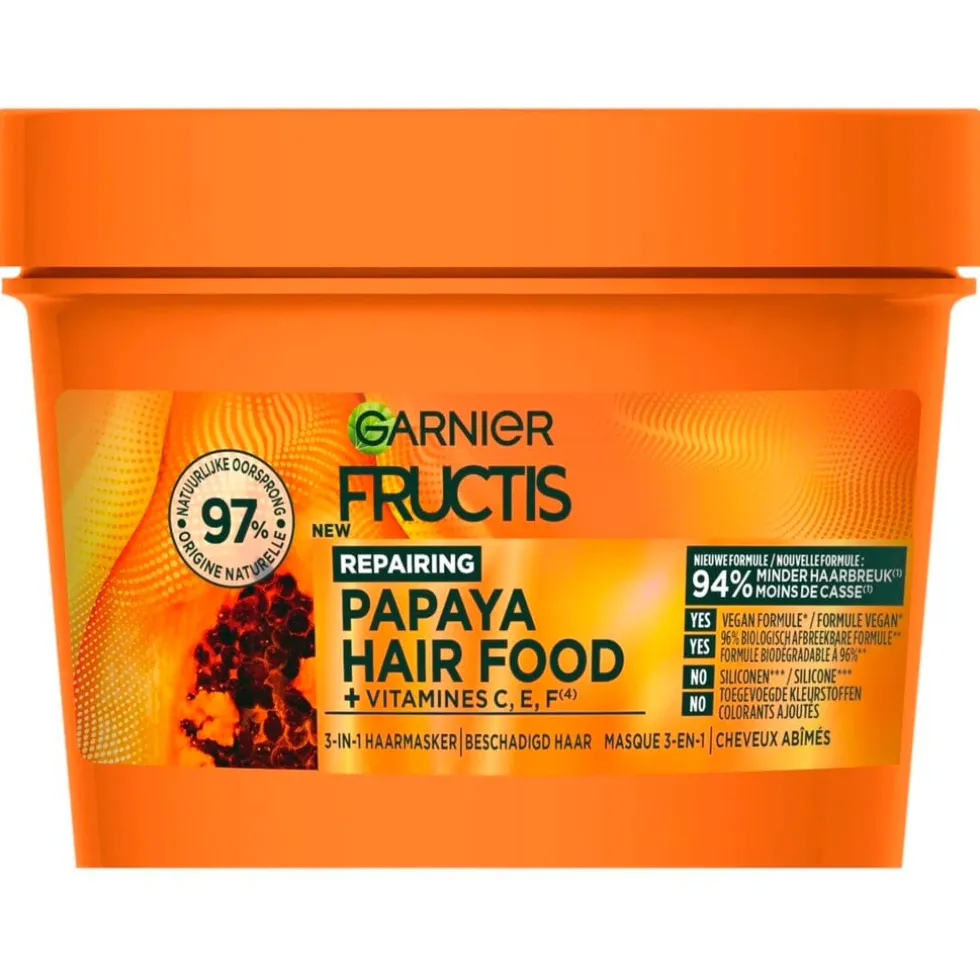 Garnier Fructis Color Repairing Papaya Hair Food 3-in-1 Haarmasker