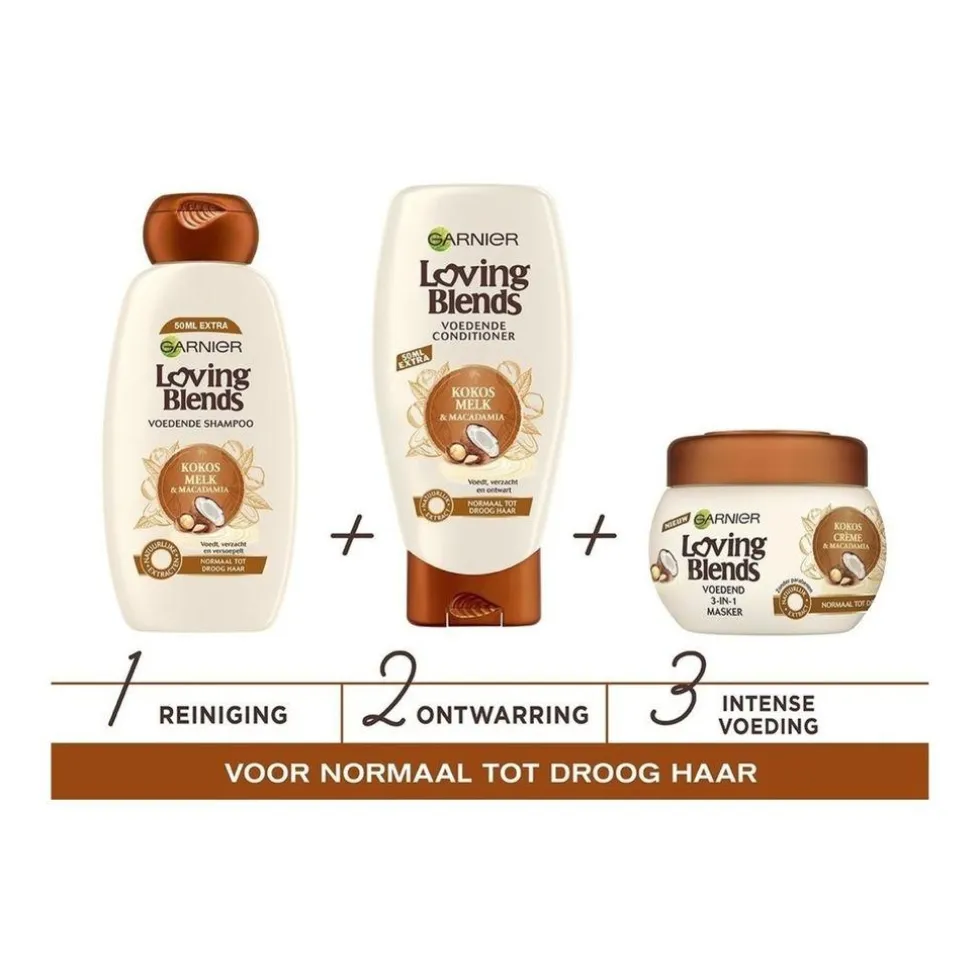 Garnier Loving Blends Kokosmelk & Macadamia Conditioner