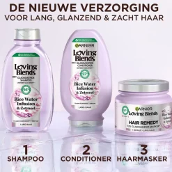 Garnier Loving Blends Rice Water Infusion & Zetmeel Gladmakende Shampoo