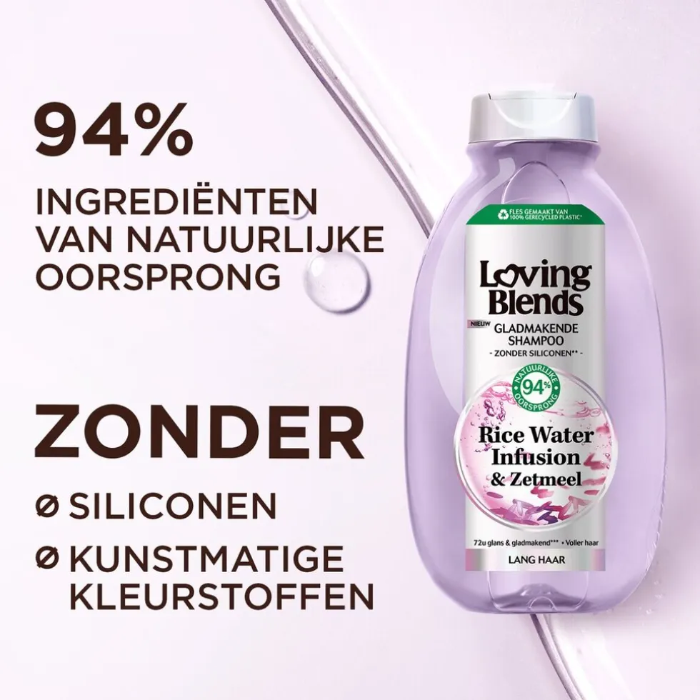 Garnier Loving Blends Rice Water Infusion & Zetmeel Gladmakende Shampoo