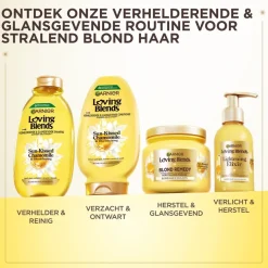 Garnier Loving Blends Sun-Kissed Chamomile & Bloemenhoning Verhelderende & Glansgevende Conditioner