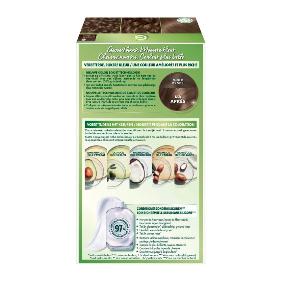 Garnier Nutrisse Ultra Crème 6 Natuurlijk Donkerblond Permanente Haarkleuring