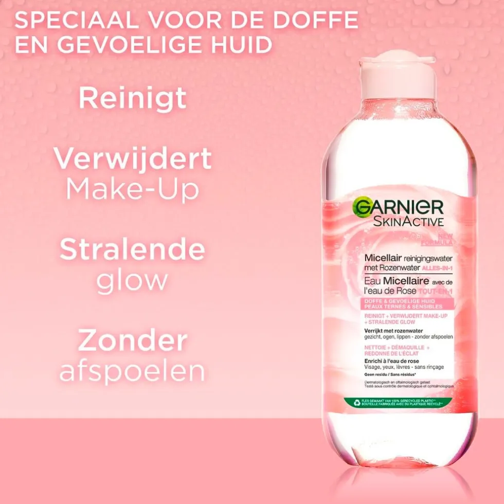 Garnier SkinActive Micellair Reinigingswater met Rozenwater