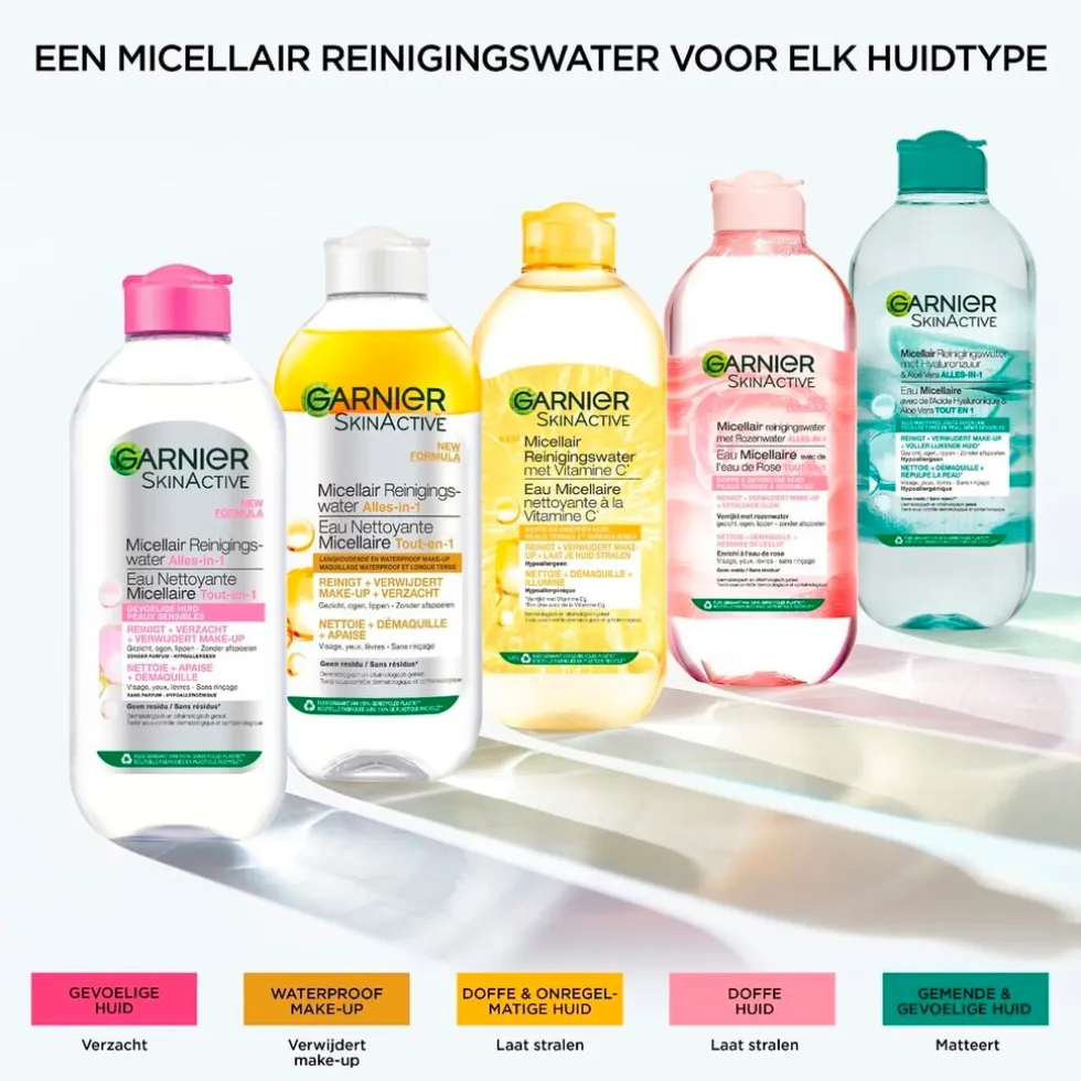 Garnier SkinActive Micellair Reinigingswater met Rozenwater