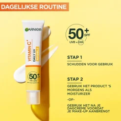 Garnier Vitamine C SPF50+ Invisible Anti-Pigmentvlekken Daily UV Fluid