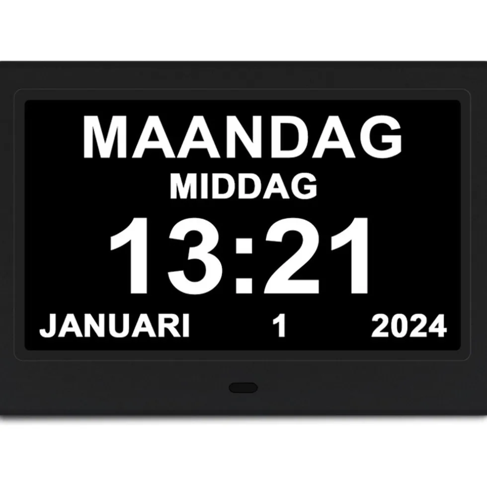 GEASY Dementieklok met 24 Alarmfuncties
