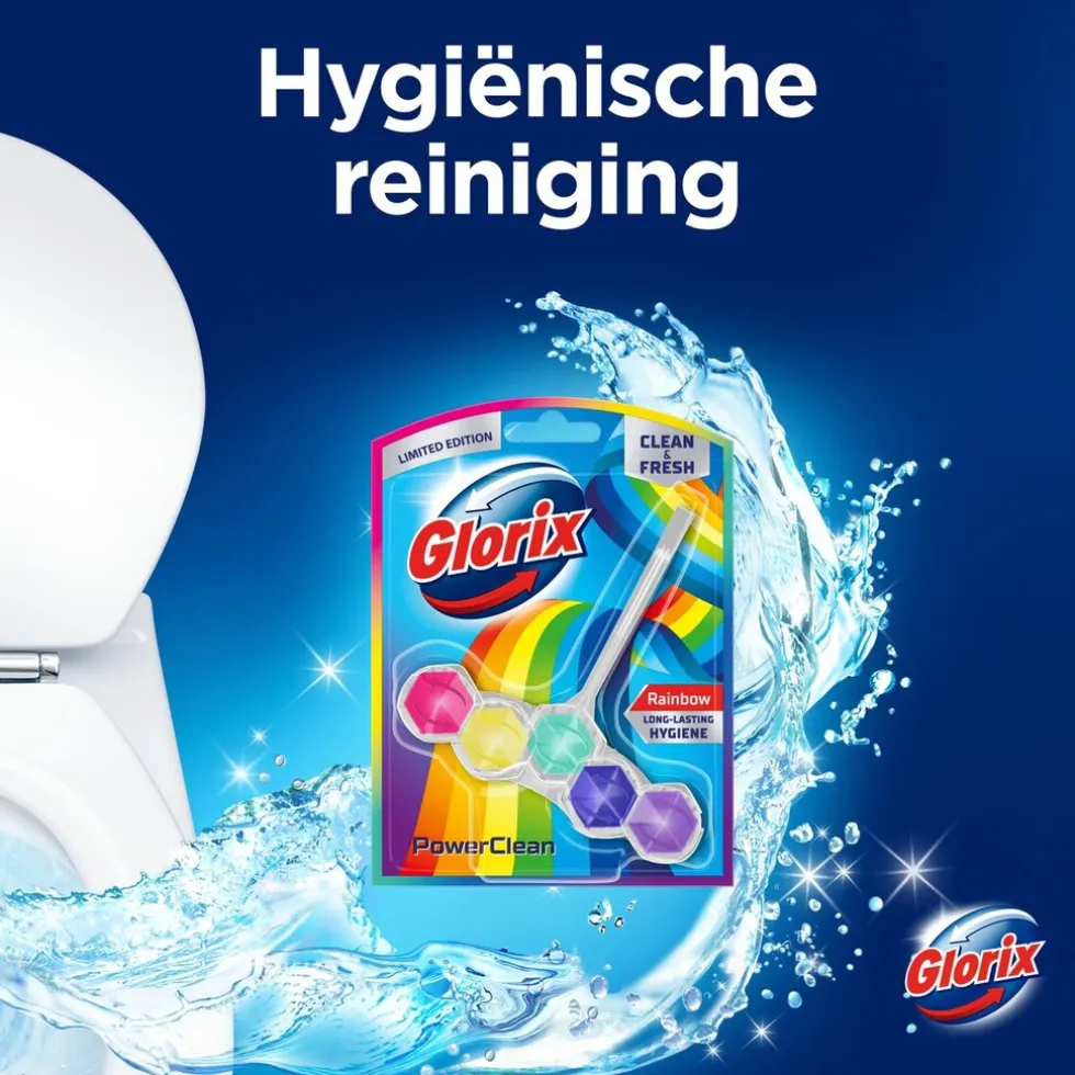 Glorix Rainbow Power Toiletblok